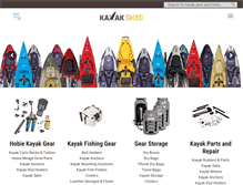 Tablet Screenshot of kayakshed.com